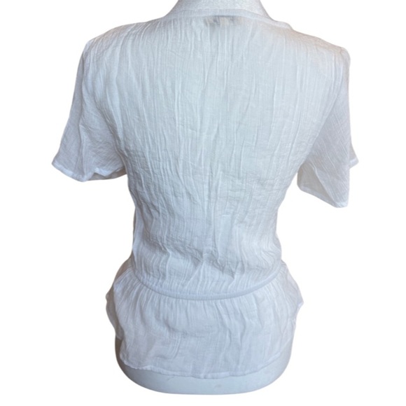 Lily White 90’s style tunic blouse S - Picture 3 of 5